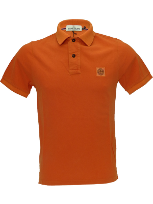 Stone Island SS15 Polo in Orange(L)