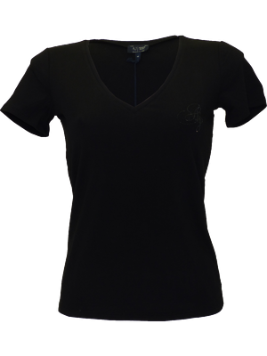 Armani SS15 Ladies T-Shirt in Black(38)