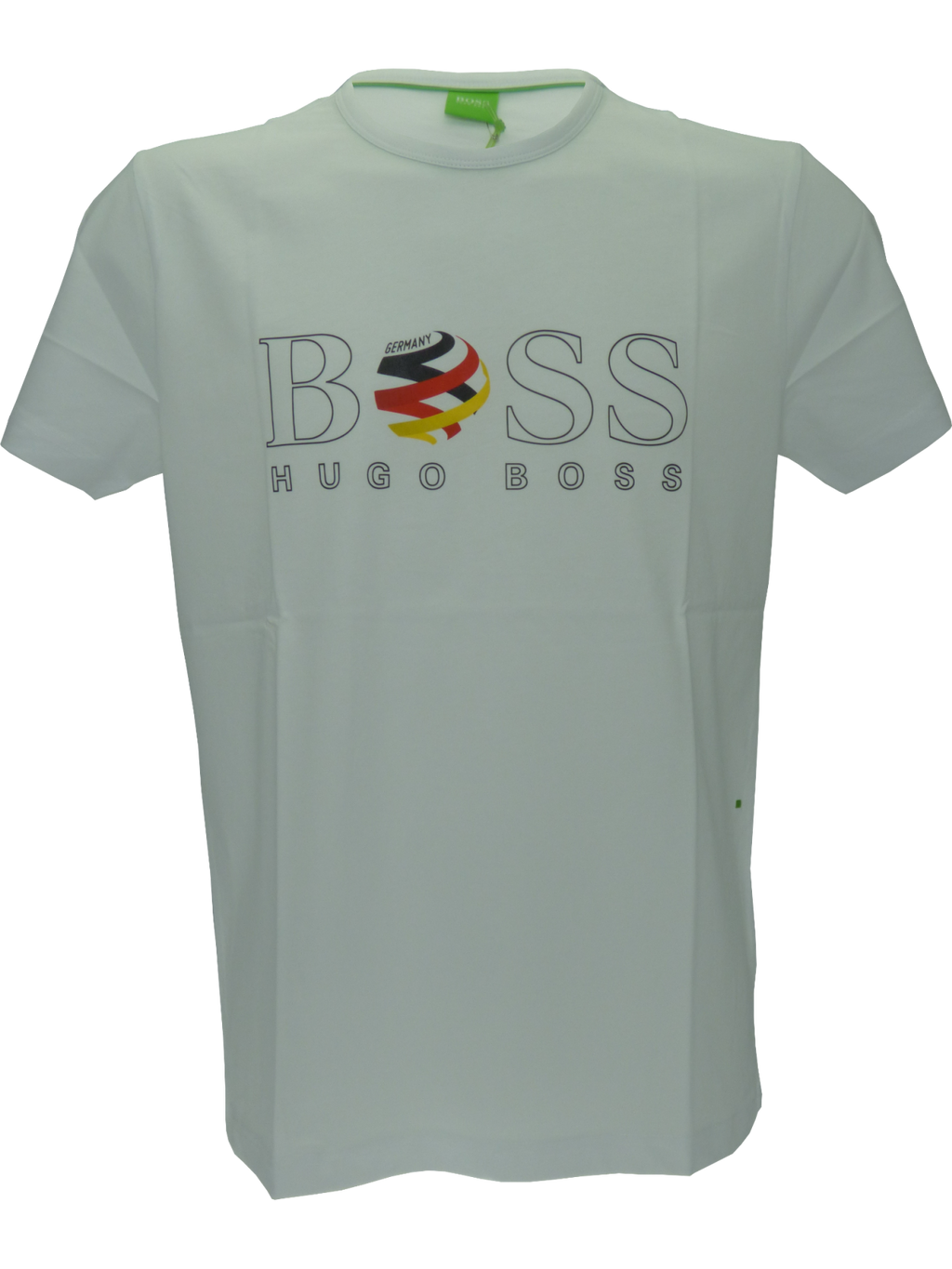 Hugo Boss Tee Flag T-Shirt in White - Germany(XL)